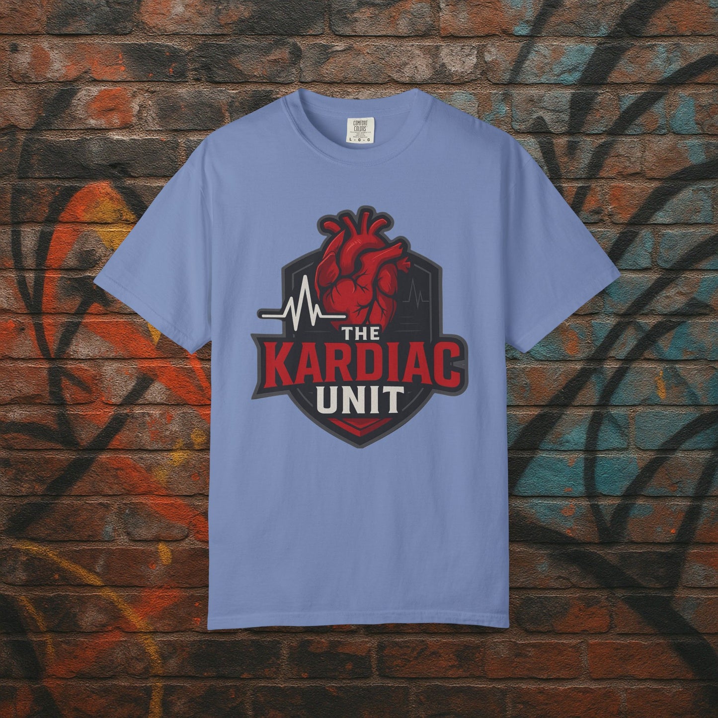 Kardiac Unit Gaming T-Shirt - Premium Garment-Dyed Tee for Content Creators