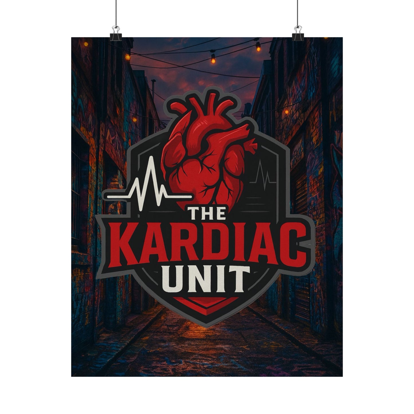 Kardiac Unit Gaming Poster - Premium Wall Art for Streamers & Content Creators