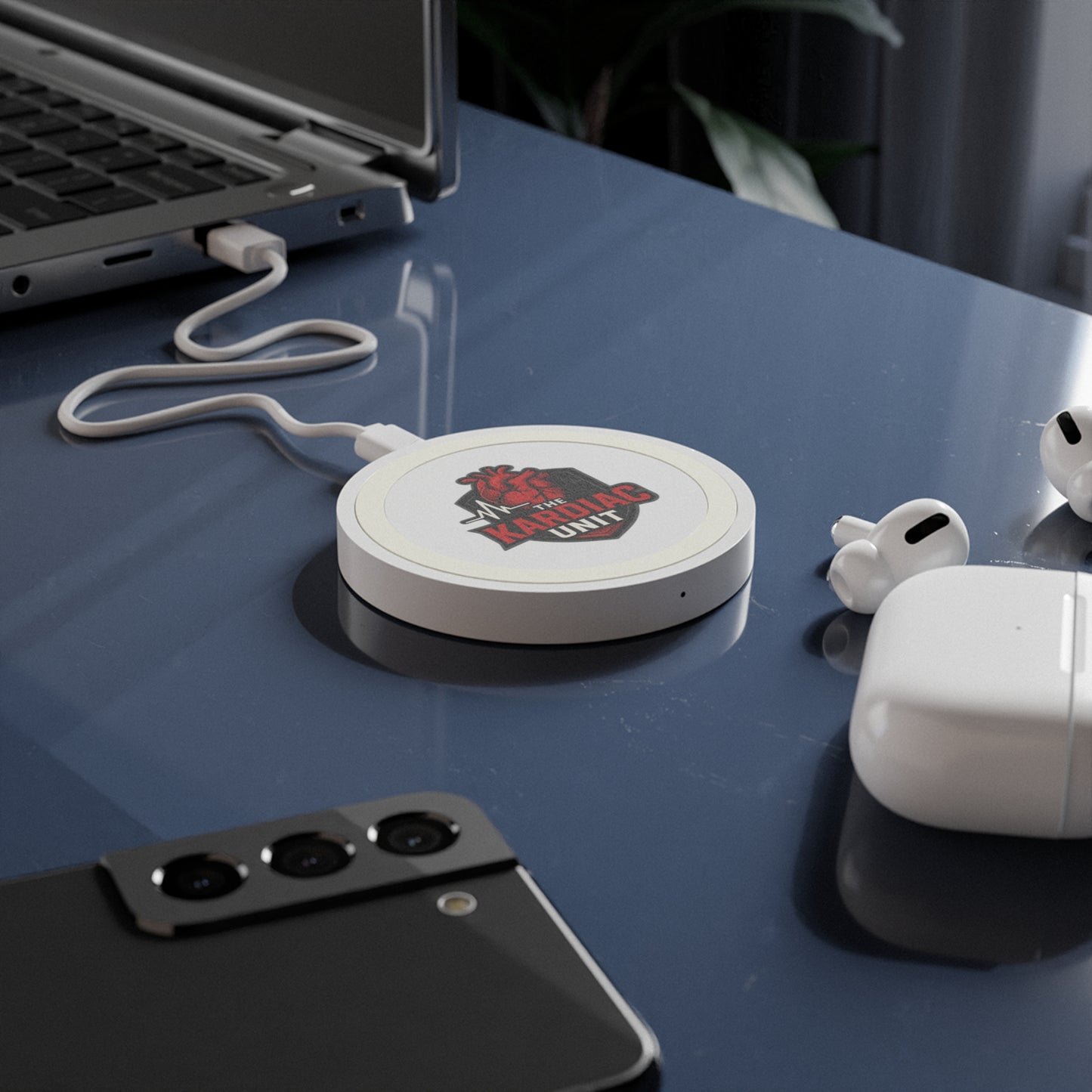 Kardiac Unit Wireless Charging Pad - Premium Fast Charger for Content Creators & Streamers