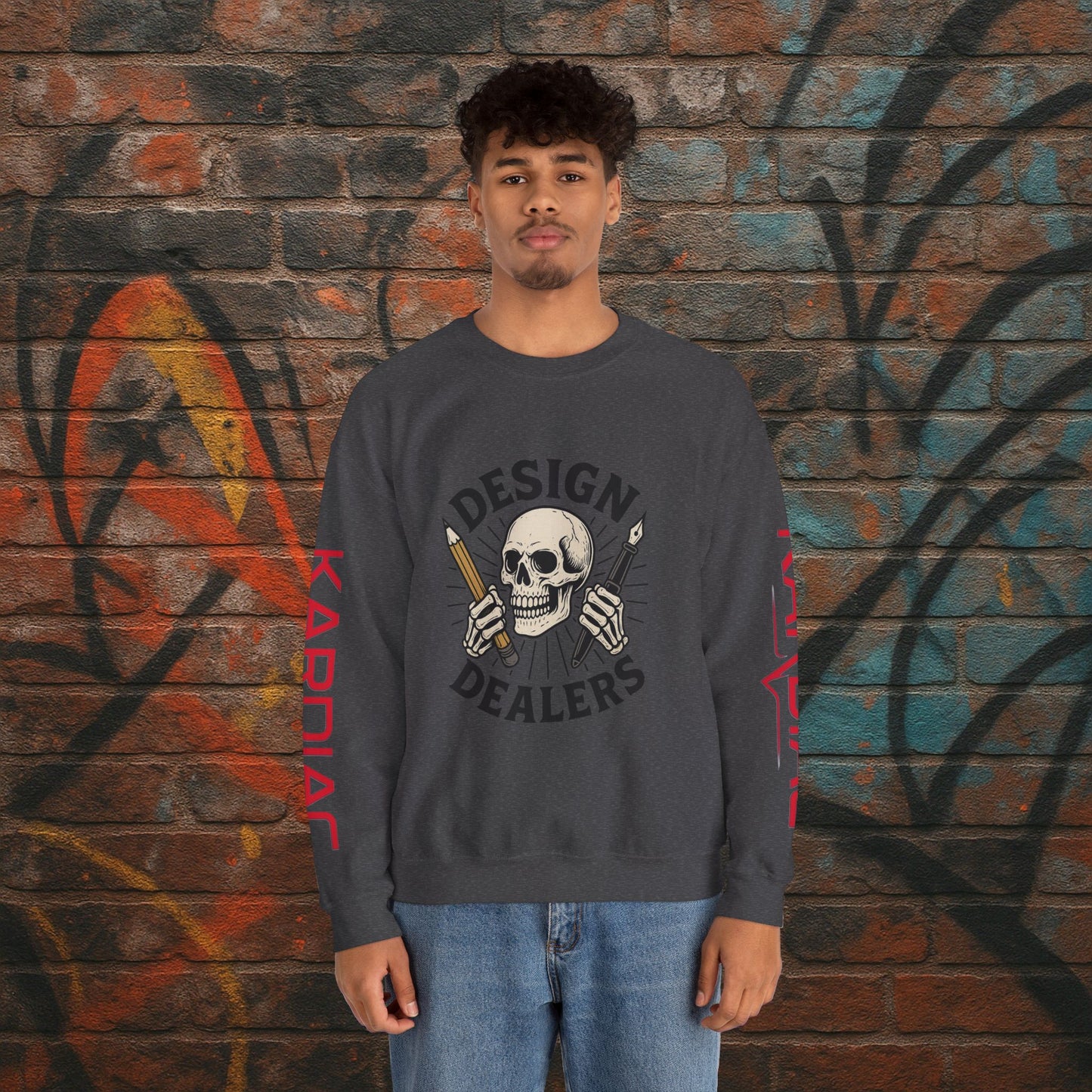 Kardiac Unit Creative Skull Sweatshirt - Premium Gaming & Streaming Apparel