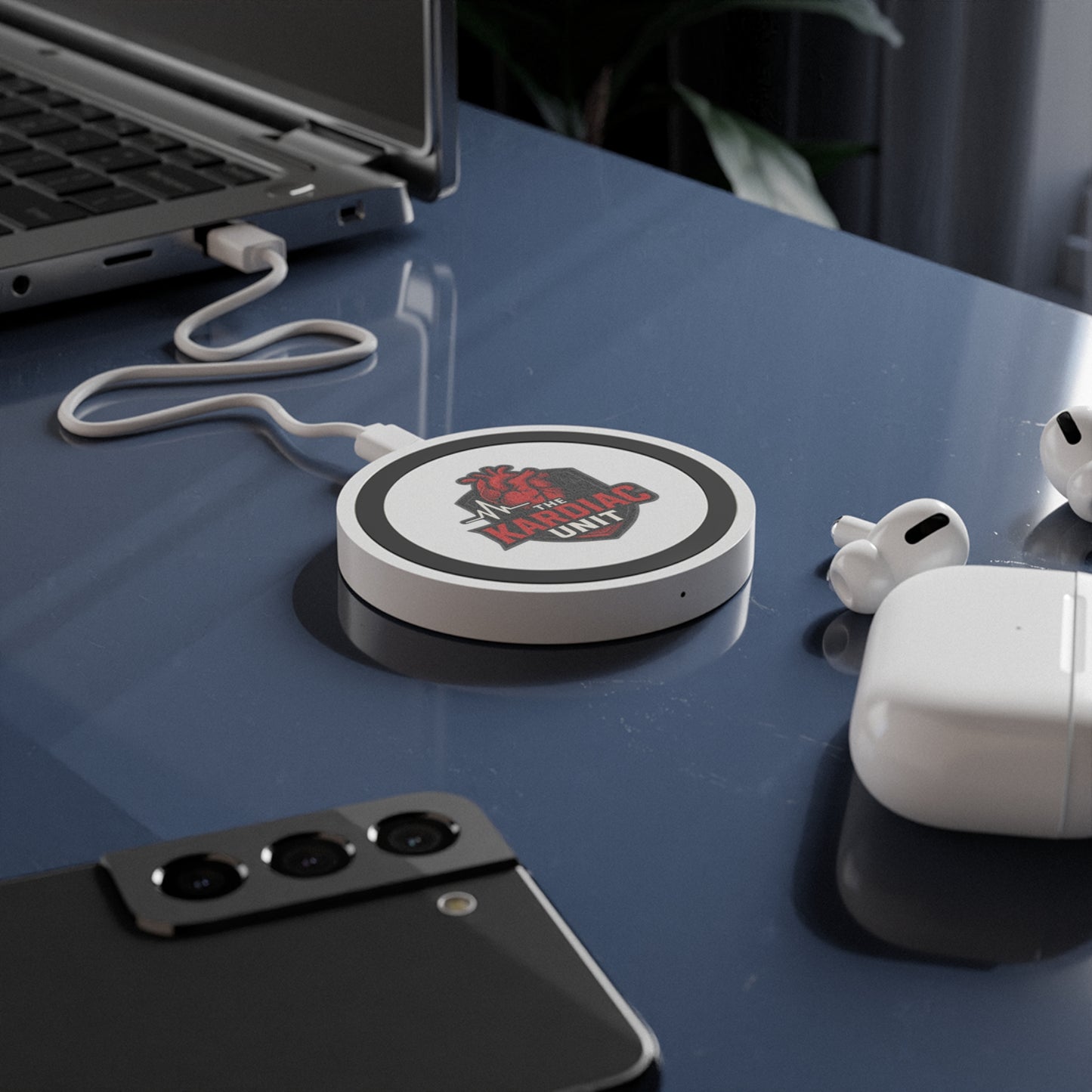 Kardiac Unit Wireless Charging Pad - Premium Fast Charger for Content Creators & Streamers