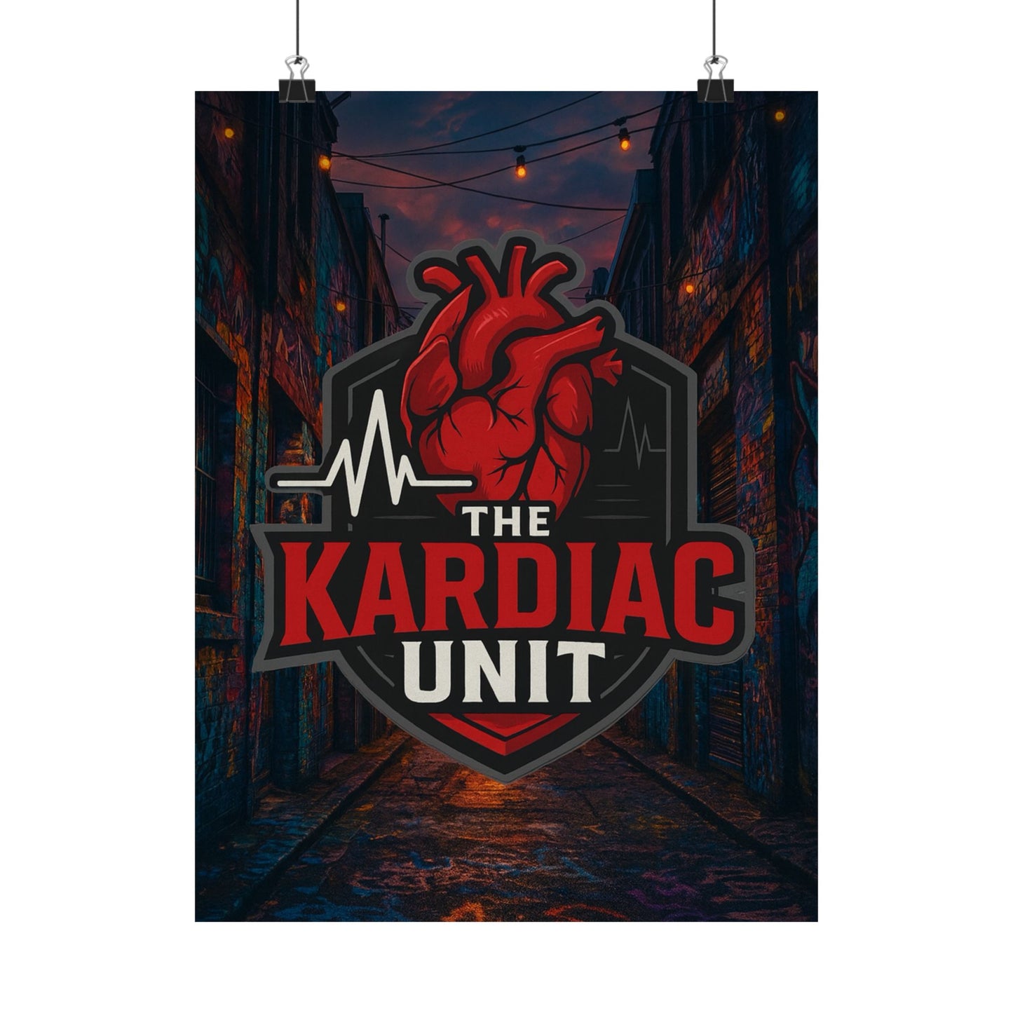 Kardiac Unit Gaming Poster - Premium Wall Art for Streamers & Content Creators