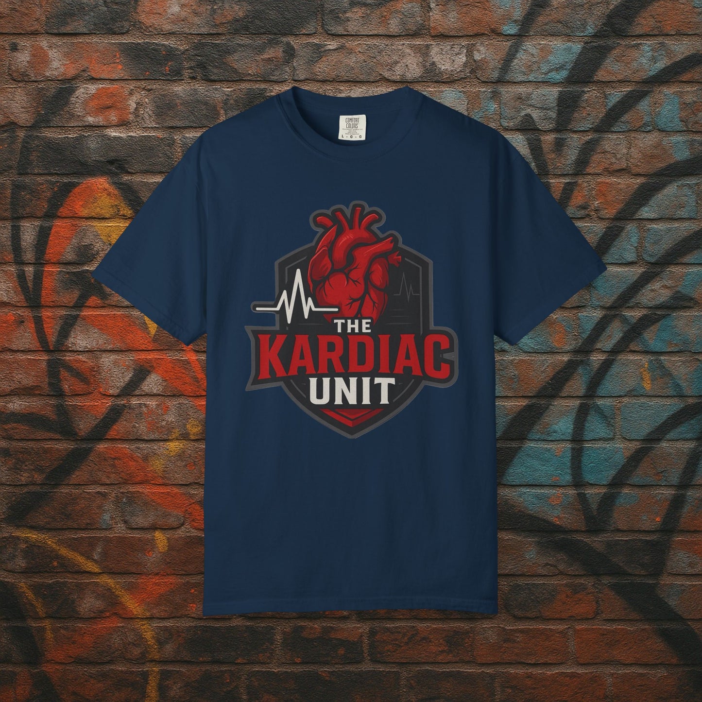 Kardiac Unit Gaming T-Shirt - Premium Garment-Dyed Tee for Content Creators