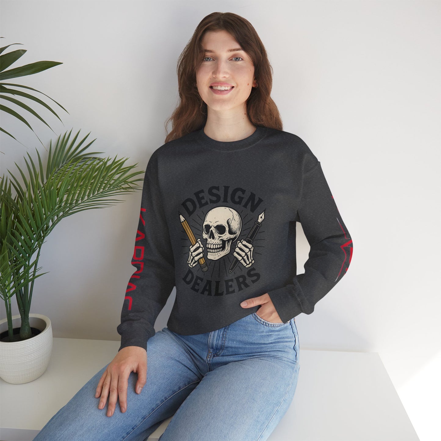 Kardiac Unit Creative Skull Sweatshirt - Premium Gaming & Streaming Apparel