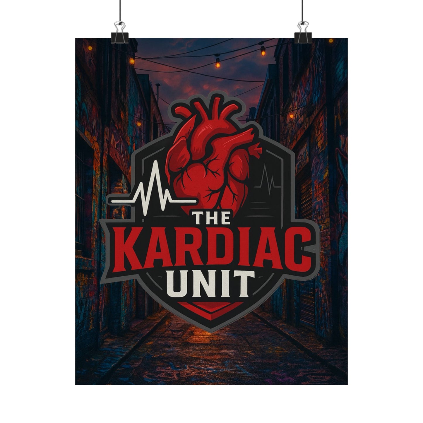 Kardiac Unit Gaming Poster - Premium Wall Art for Streamers & Content Creators