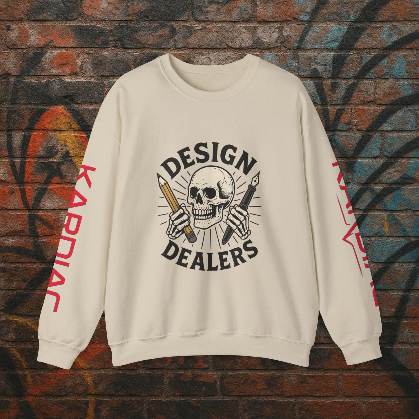 Kardiac Unit Creative Skull Sweatshirt - Premium Gaming & Streaming Apparel