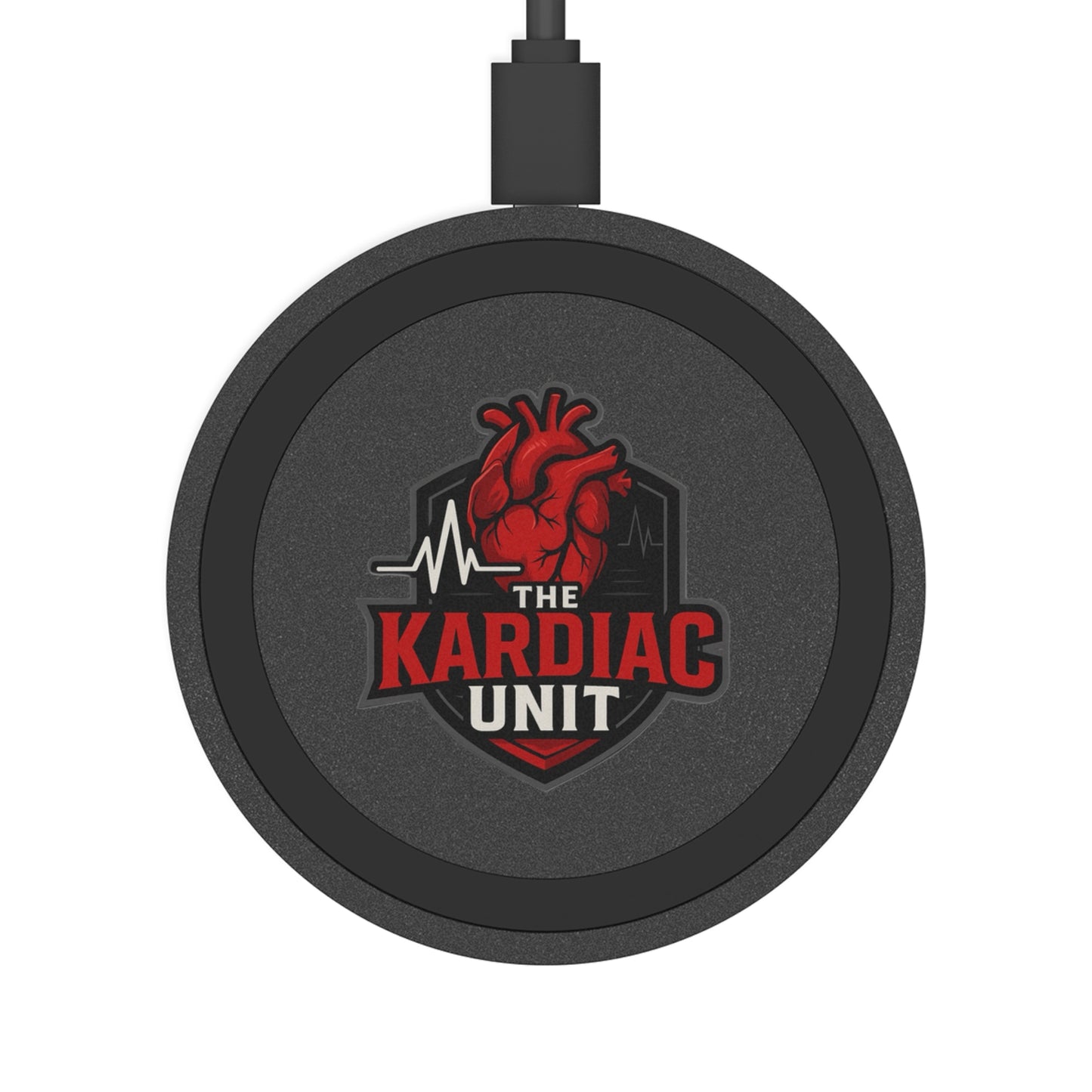 Kardiac Unit Wireless Charging Pad - Premium Fast Charger for Content Creators & Streamers