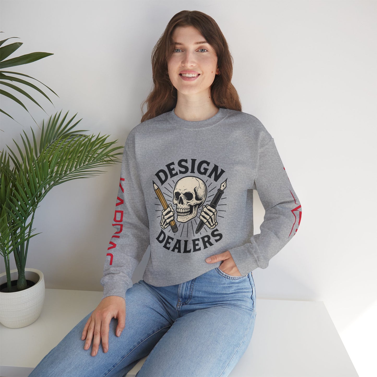 Kardiac Unit Creative Skull Sweatshirt - Premium Gaming & Streaming Apparel