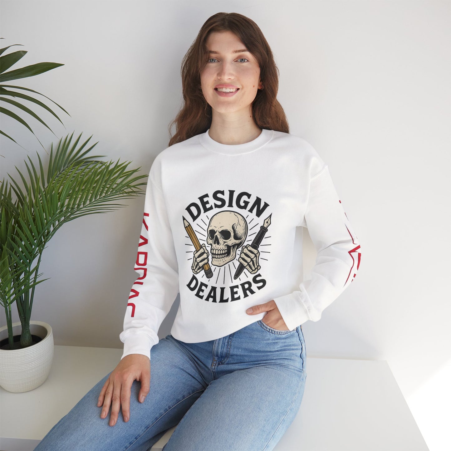 Kardiac Unit Creative Skull Sweatshirt - Premium Gaming & Streaming Apparel