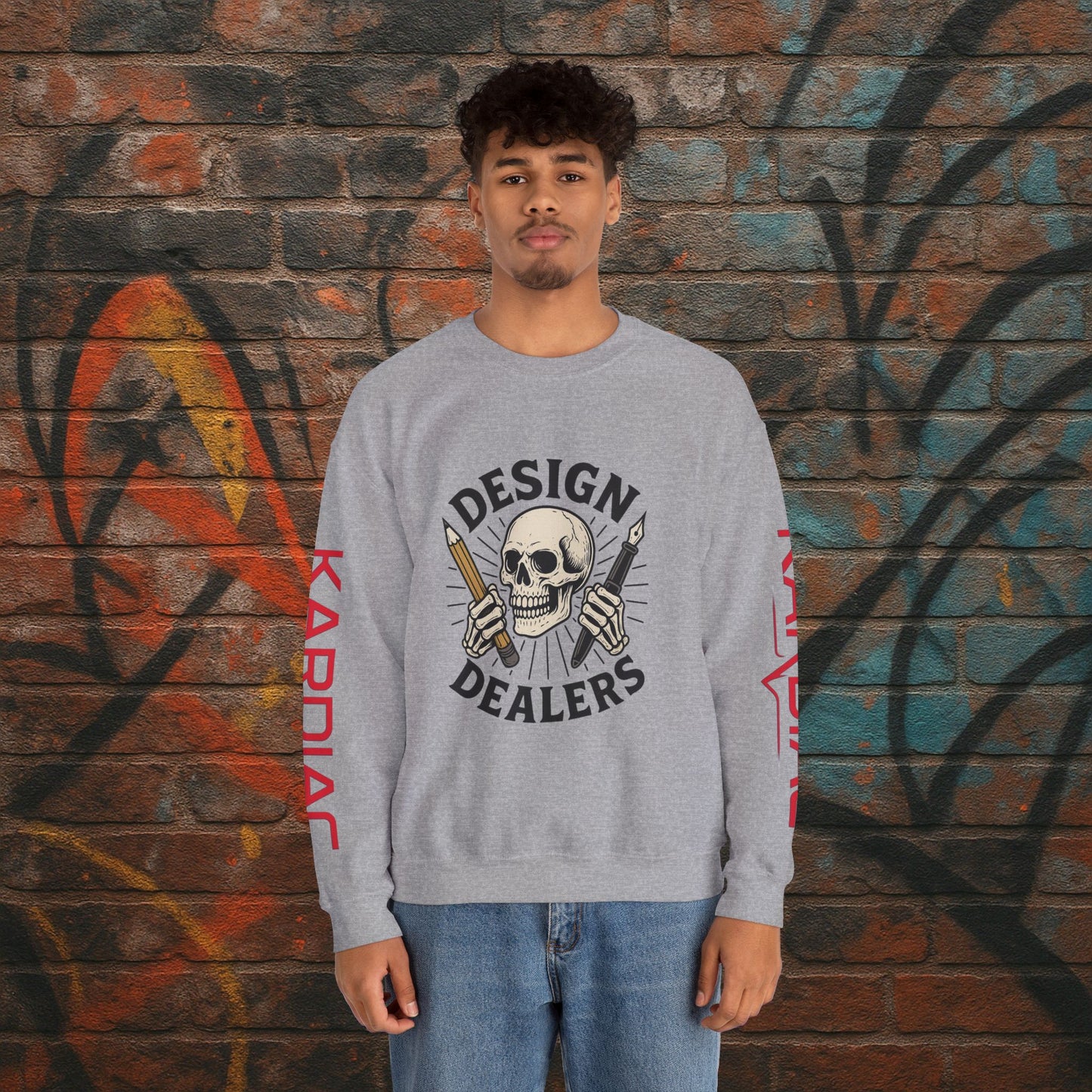 Kardiac Unit Creative Skull Sweatshirt - Premium Gaming & Streaming Apparel