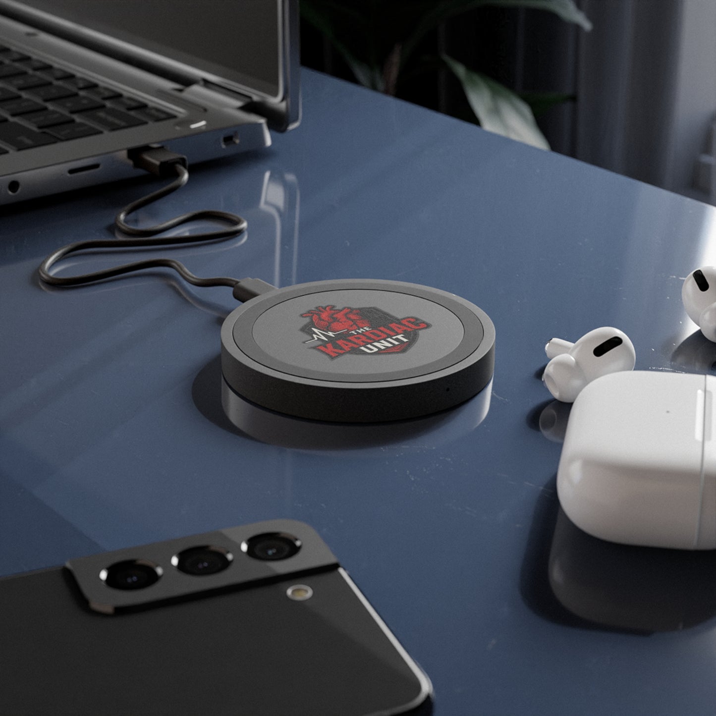 Kardiac Unit Wireless Charging Pad - Premium Fast Charger for Content Creators & Streamers