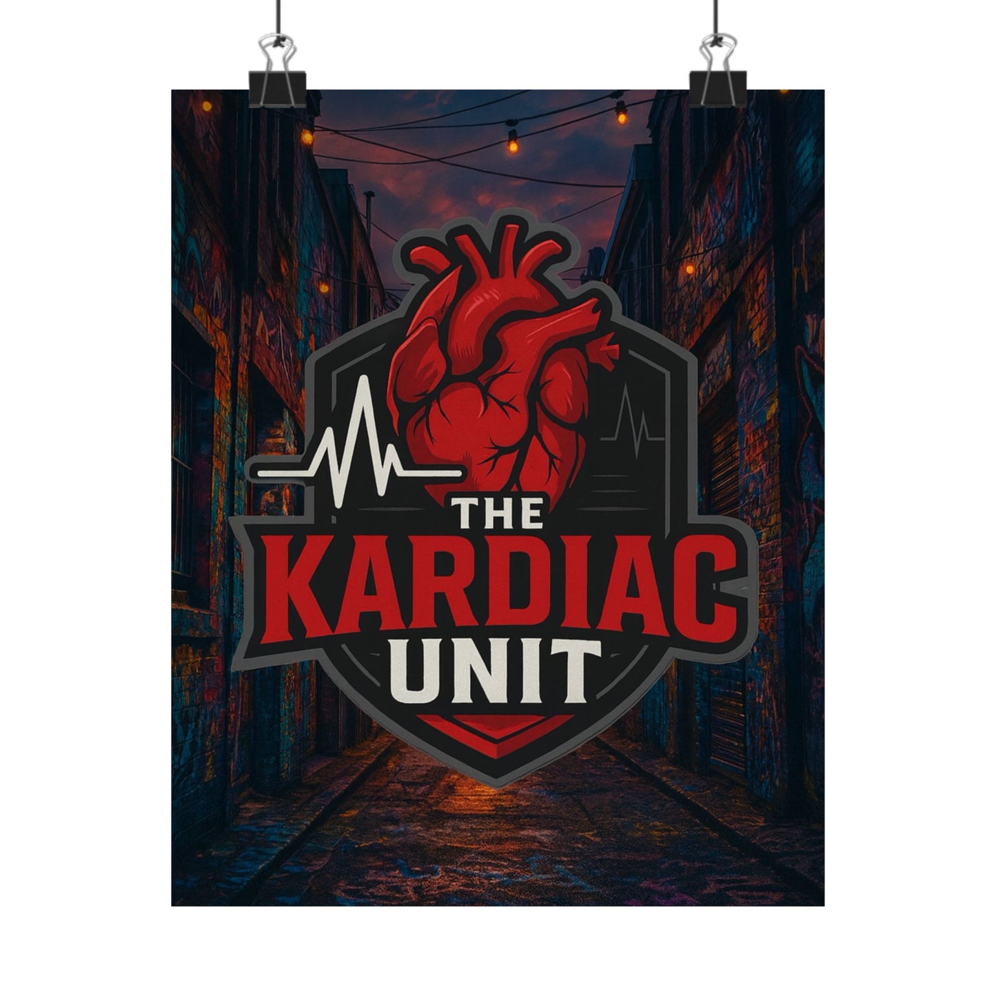Kardiac Unit Gaming Poster - Premium Wall Art for Streamers & Content Creators