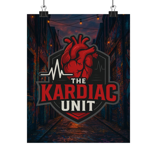 Kardiac Unit Gaming Poster - Premium Wall Art for Streamers & Content Creators
