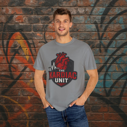Kardiac Unit Gaming T-Shirt - Premium Garment-Dyed Tee for Content Creators