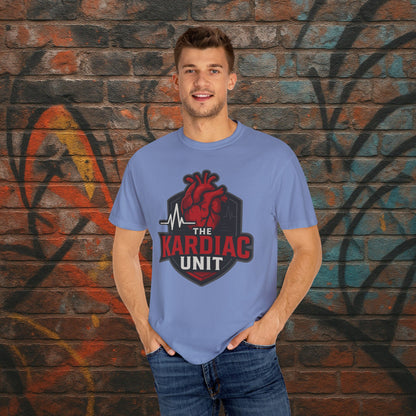 Kardiac Unit Gaming T-Shirt - Premium Garment-Dyed Tee for Content Creators