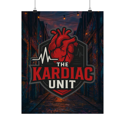 Kardiac Unit Gaming Poster - Premium Wall Art for Streamers & Content Creators