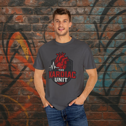 Kardiac Unit Gaming T-Shirt - Premium Garment-Dyed Tee for Content Creators