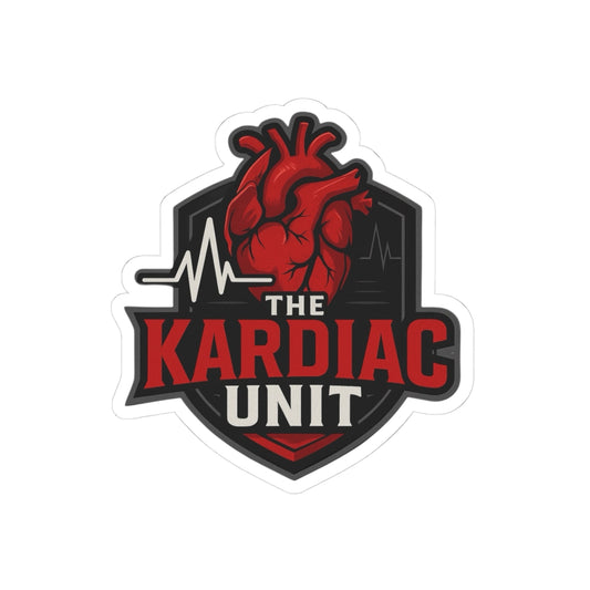 Kardiac Unit Creator Stickers - Premium Kiss-Cut Decals for Streamers & Content Creators