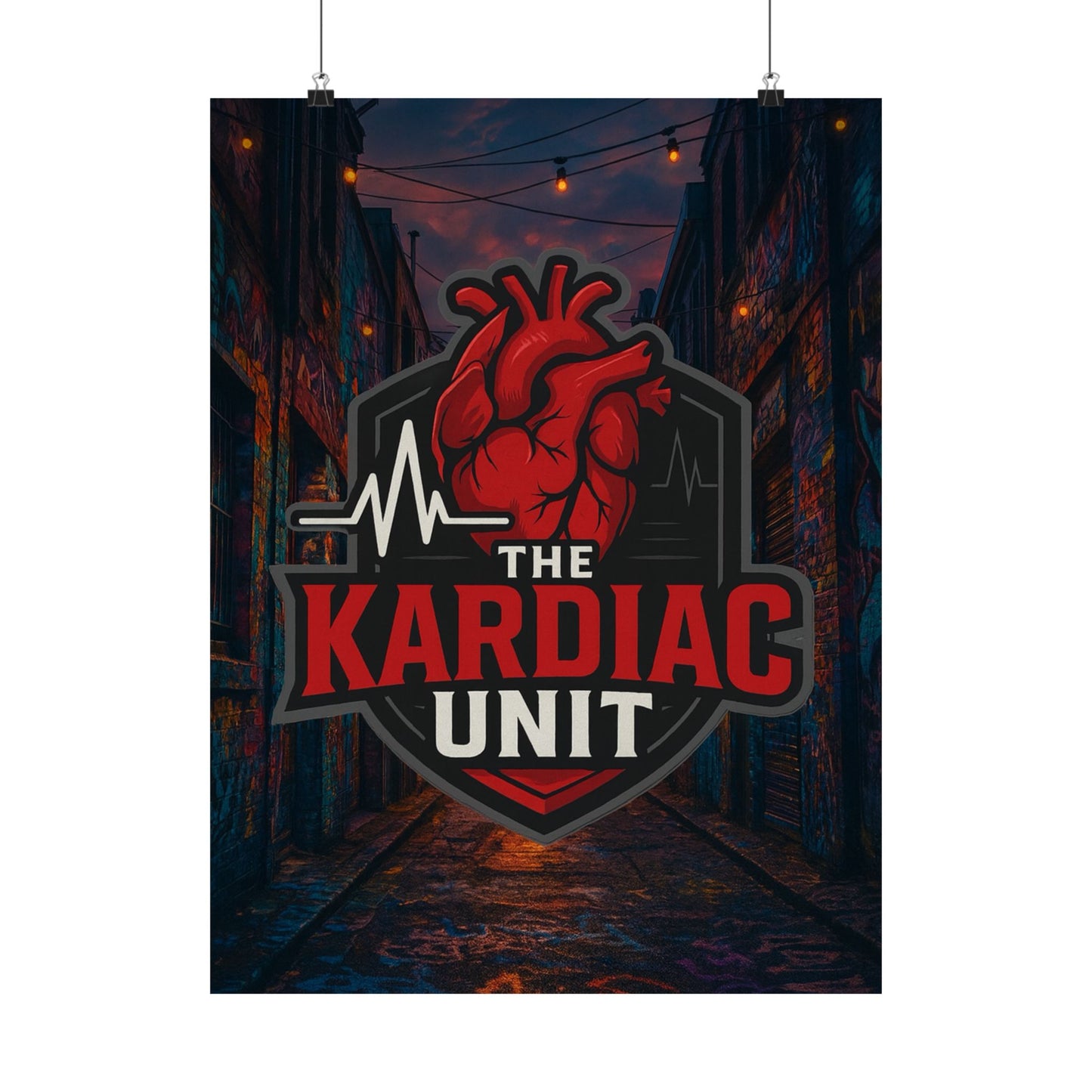 Kardiac Unit Gaming Poster - Premium Wall Art for Streamers & Content Creators