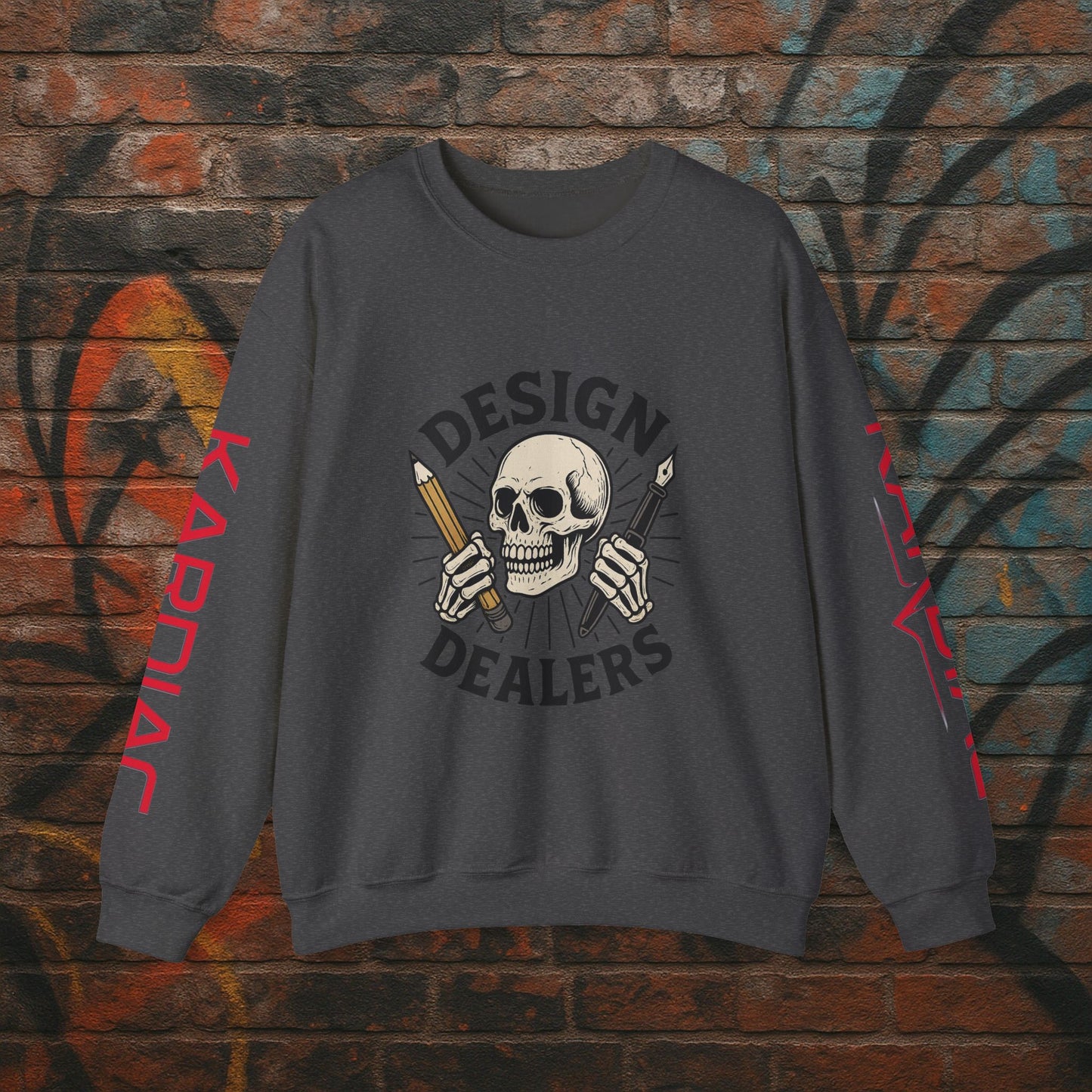 Kardiac Unit Creative Skull Sweatshirt - Premium Gaming & Streaming Apparel