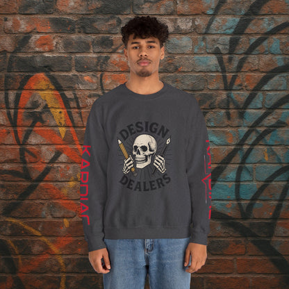 Kardiac Unit Creative Skull Sweatshirt - Premium Gaming & Streaming Apparel