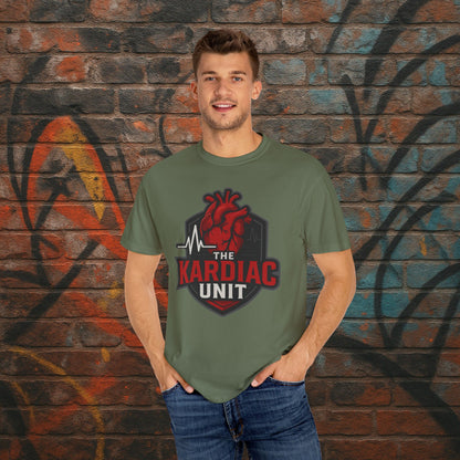 Kardiac Unit Gaming T-Shirt - Premium Garment-Dyed Tee for Content Creators