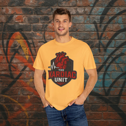 Kardiac Unit Gaming T-Shirt - Premium Garment-Dyed Tee for Content Creators
