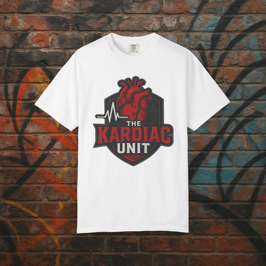Kardiac Unit Gaming T-Shirt - Premium Garment-Dyed Tee for Content Creators