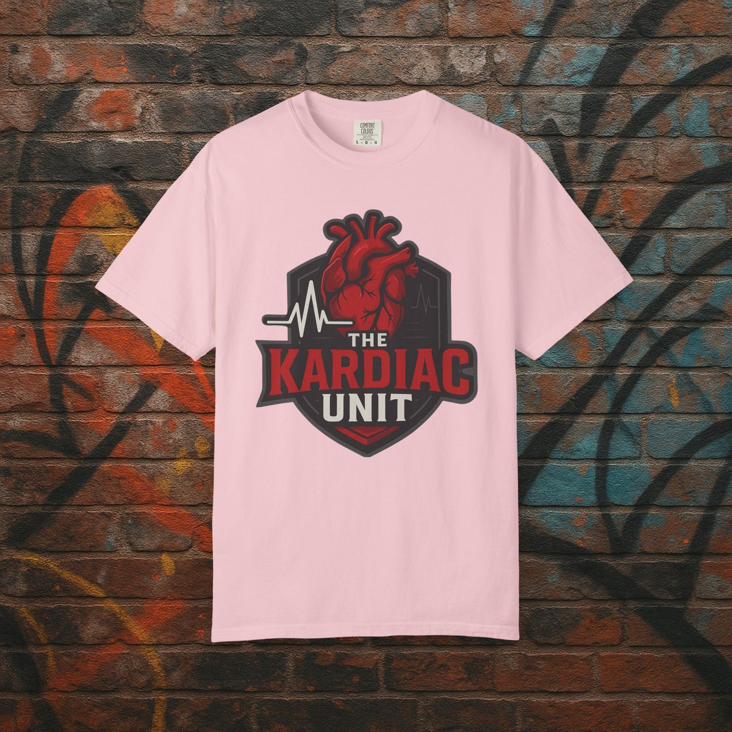 Kardiac Unit Gaming T-Shirt - Premium Garment-Dyed Tee for Content Creators