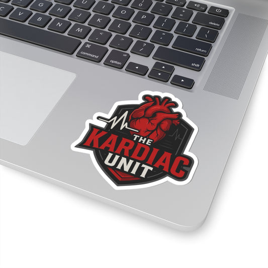 Kardiac Unit Creator Stickers - Premium Kiss-Cut Decals for Streamers & Content Creators