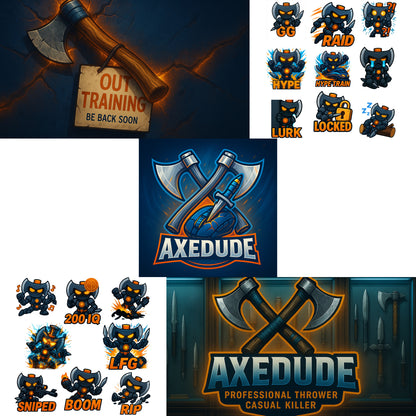 Premium Creator Graphics Bundle - Logo, Banners & Emotes for Content Creators